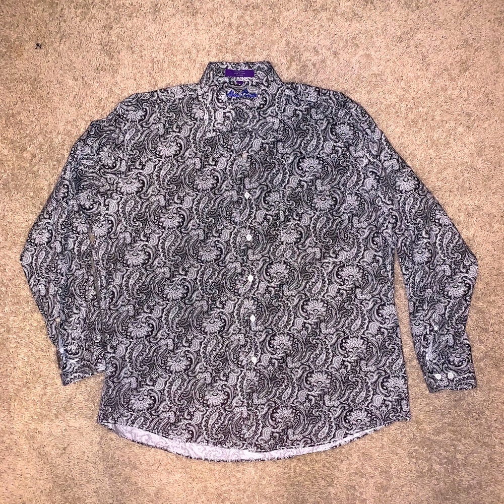 MENS PAISLEY DRESS SHIRT